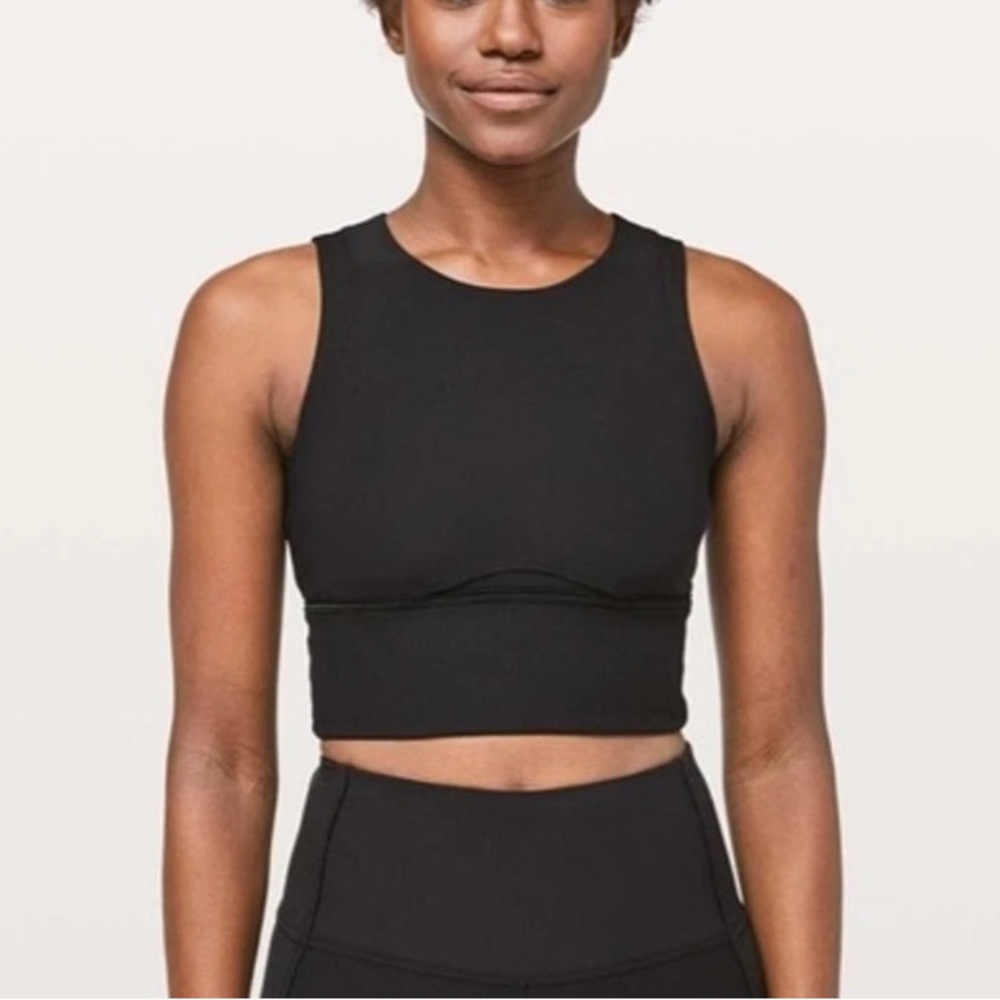 Lululemon Kick Swerve Bra Black Size 10 Activewear Gym Yoga